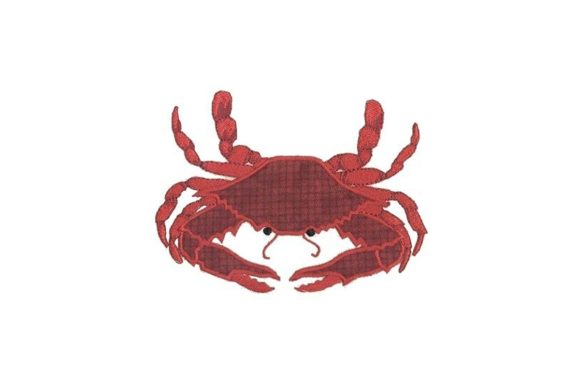 Applique Crab: A Joyful Seasonal Embroidery Pick
