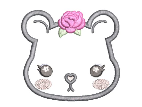 Cara s Embor Bear Flower Applique Review