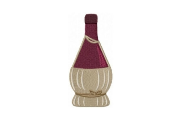 Chianti Bottle: A Designer's Take on Wine-Themed Stitching