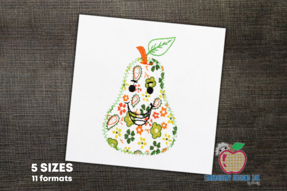 Review: Cartoon of Pear with the Leaf Applique