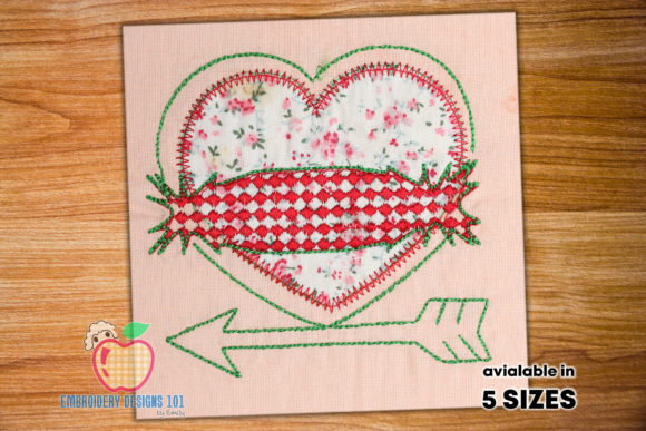 Review: Heart and Arrow Shape Applique Pattern for Boutique Sweatshirts