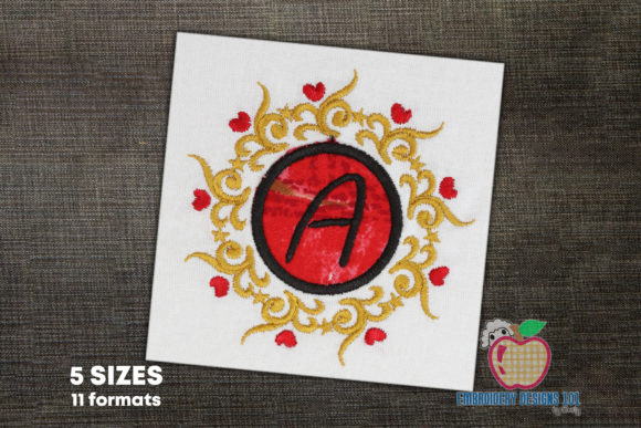 Review: Round Floral Frame with Text Embroidery