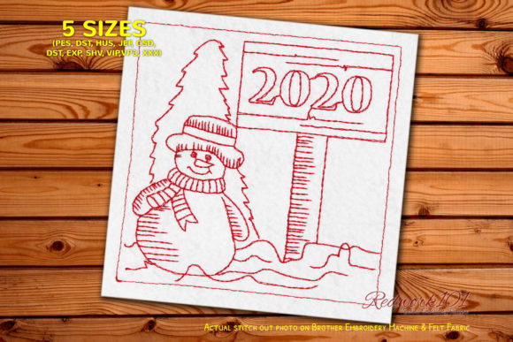 Reviewing 2020 Snowman Bluework for Winter Projects