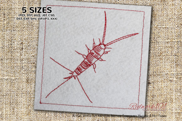 Zygentoma Lineart: A Unique Holiday Embroidery Review